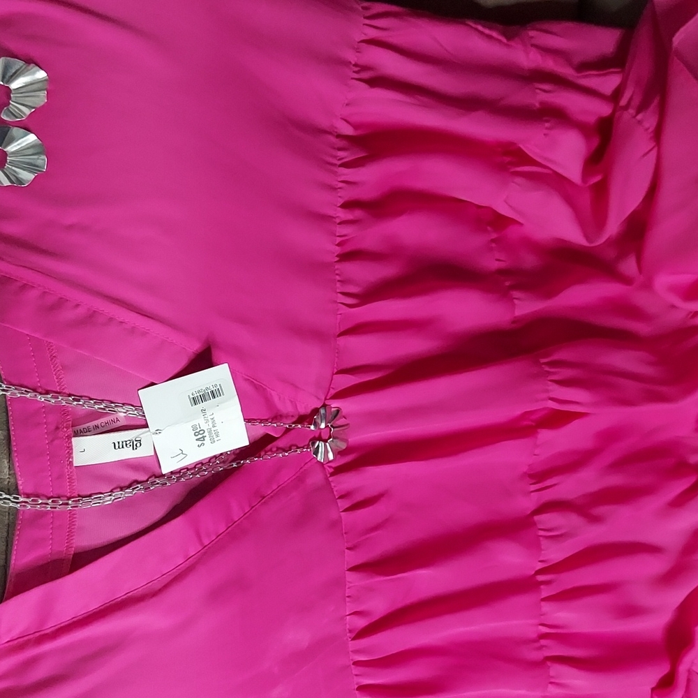 Hot Pink Slouch Dress BS